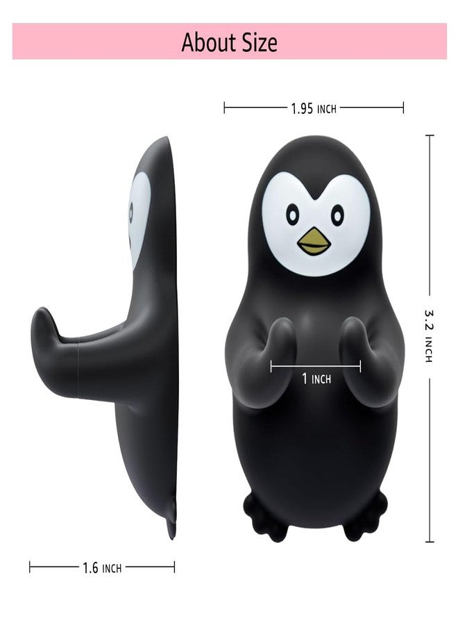 AGMDESIGN Cute Penguin Silicone, Penguin Animal Bathroom Decor, Funny Penguin Gifts for Men Women Wife Husband, Valentine's Day Birthday Gifts for Him Her Wife Husband Boyfriend Girlfriend Dad Mom - Image 2